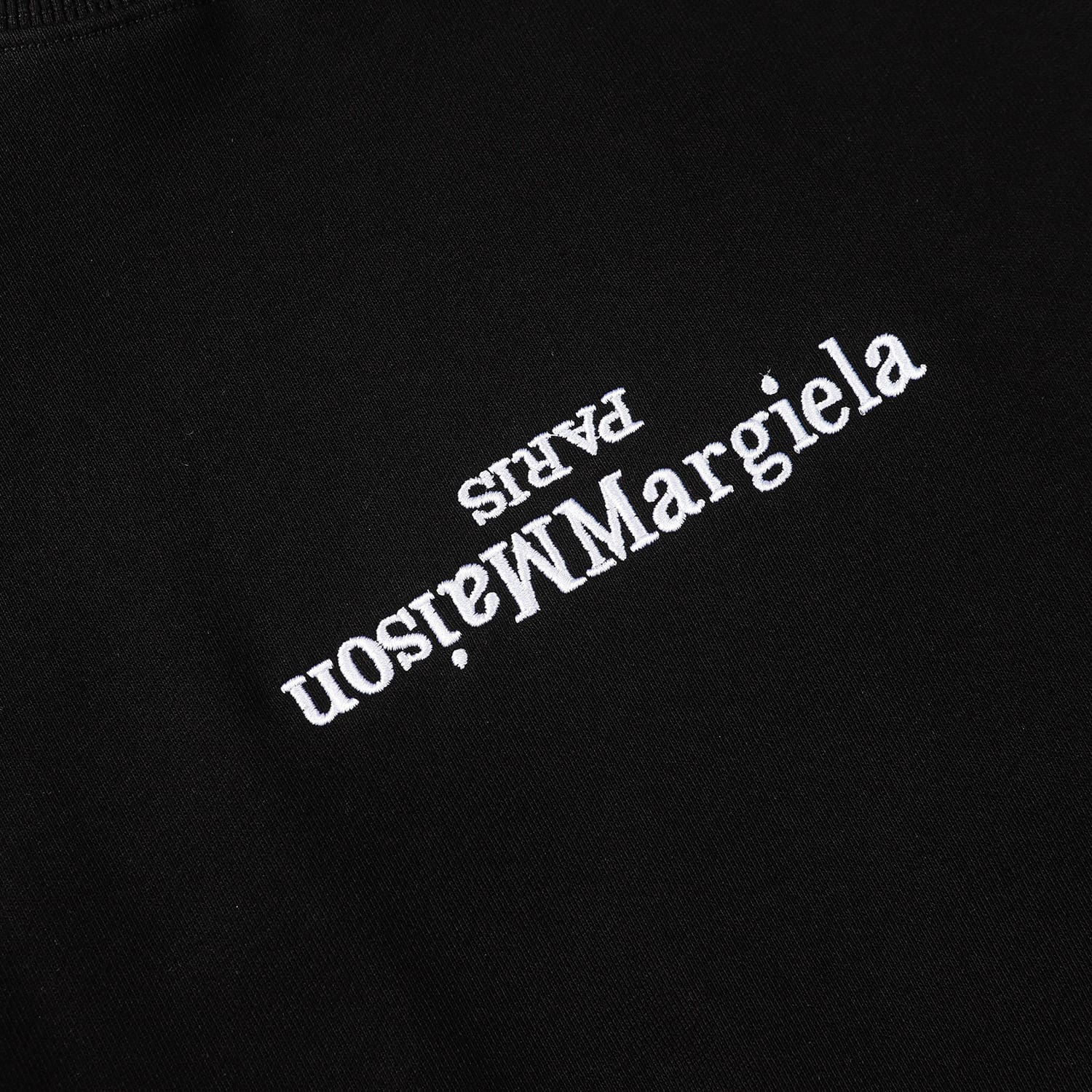 Maison Margiela MM6 Embroidered Letter Crew Neck Pullover for Men and Women