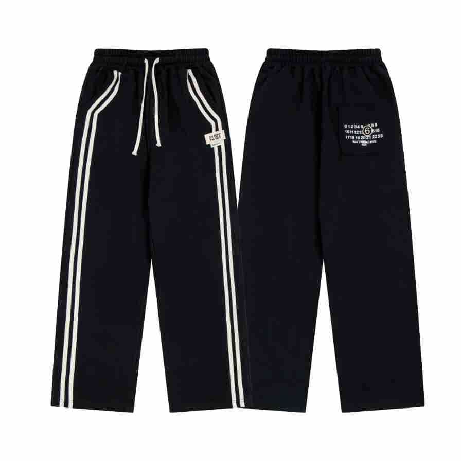 Maison Margiela MM6 Loose Digital Embroidery Sports Trousers
