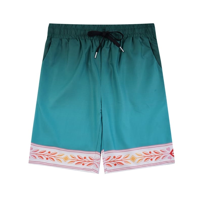Casablanca Fashion Vacation Printed Shirt and Shorts Summer Beach Set