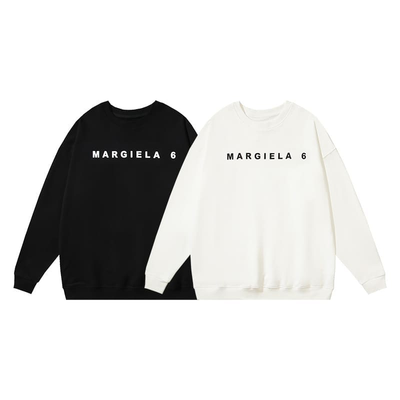 Maison Margiela MM6 Terry Round Neck Sweater for Men and Women