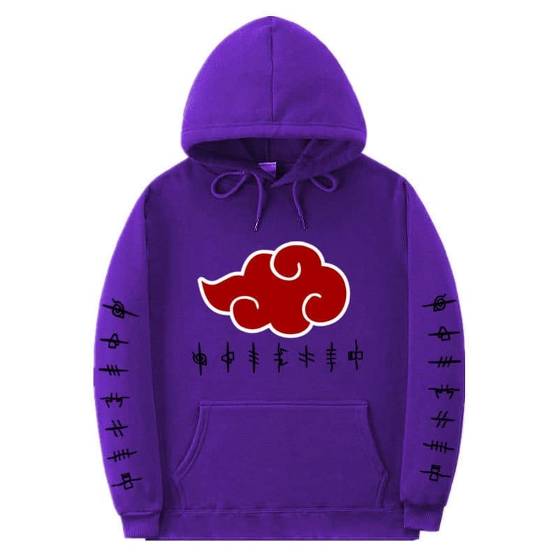 Naruto Sasuke Anime Printed Hooded Sweatshirt for Men and Women