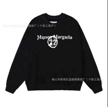 Maison Margiela MM6 Terry Round Neck Sweater for Men and Women
