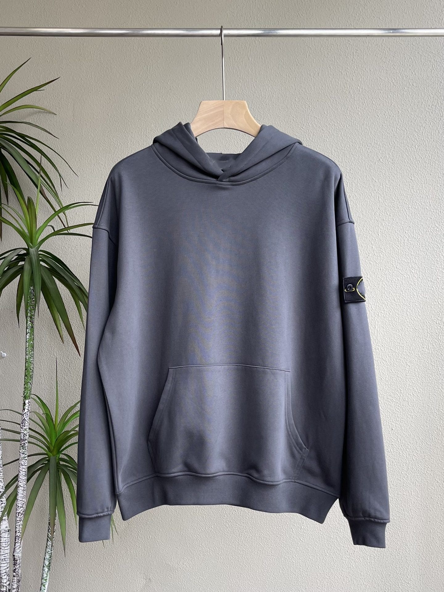Stone Island Hooded Cuffband Terry Sweatshirt and Sweatpants Set