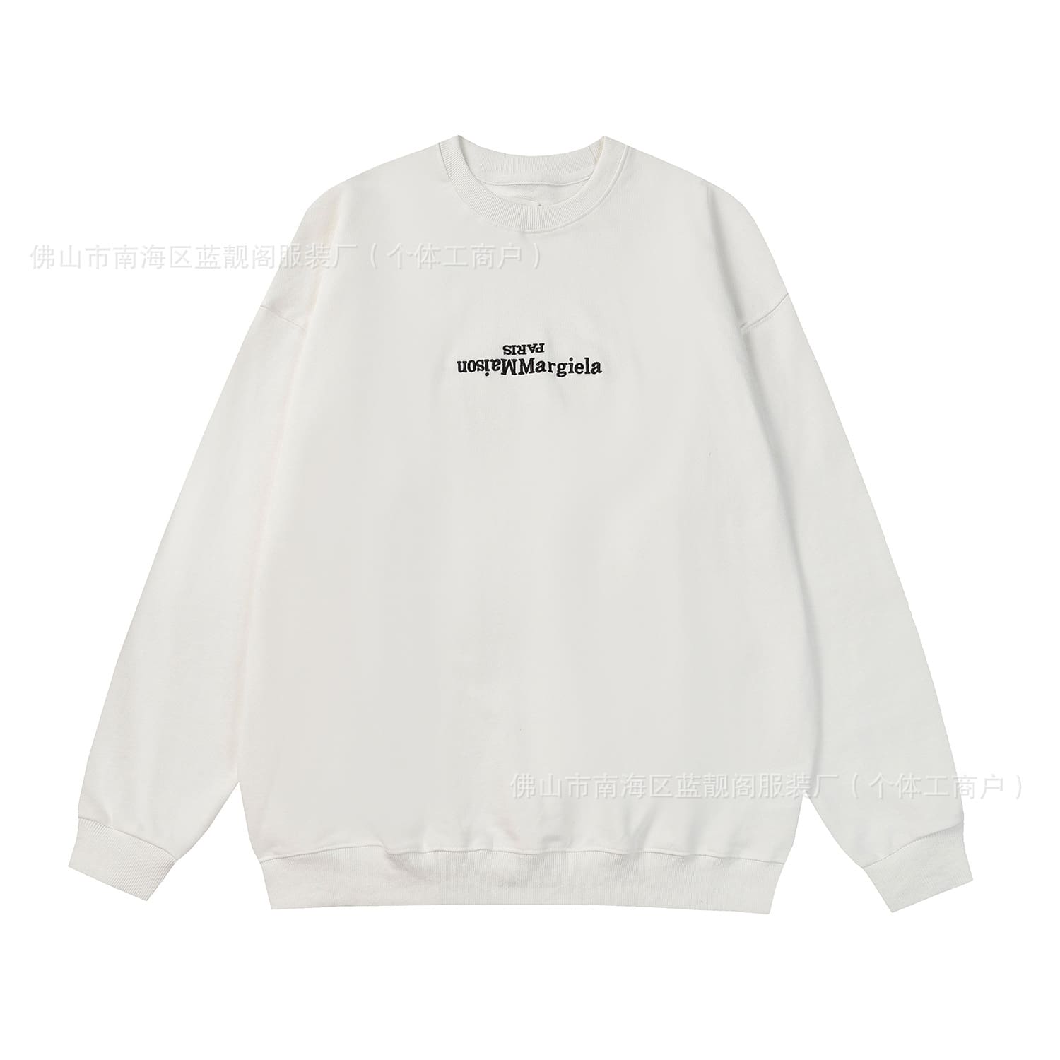 Maison Margiela MM6 Terry Round Neck Sweater for Men and Women