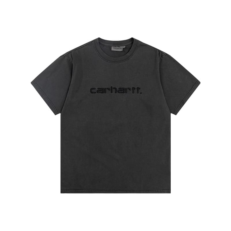 Carhartt Letter Embroidered Crew Neck T-Shirt Casual Style