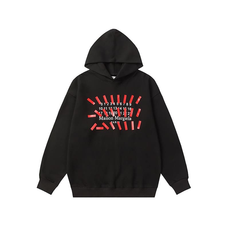Maison Margiela High Street Vintage Letter Print Sweater for Men and Women