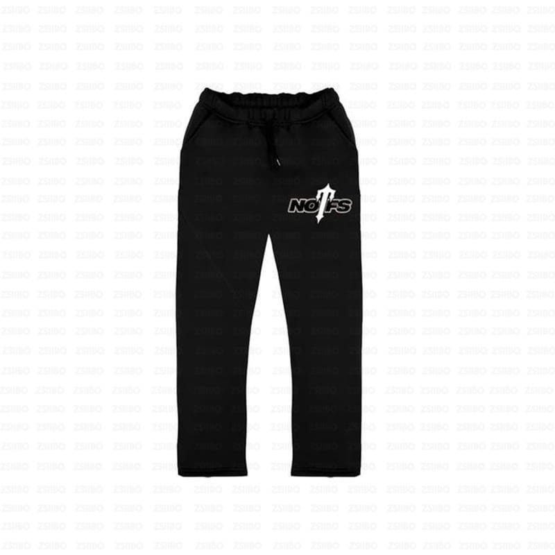 NOFS Printed Sports Suit Hooded Sweater and Casual Trousers for Men and Women
