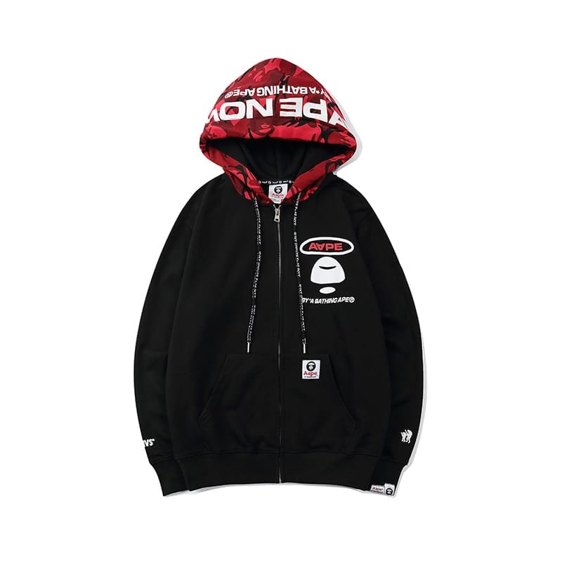 AAPE Ape Head Camouflage Hoodie for Men and Women