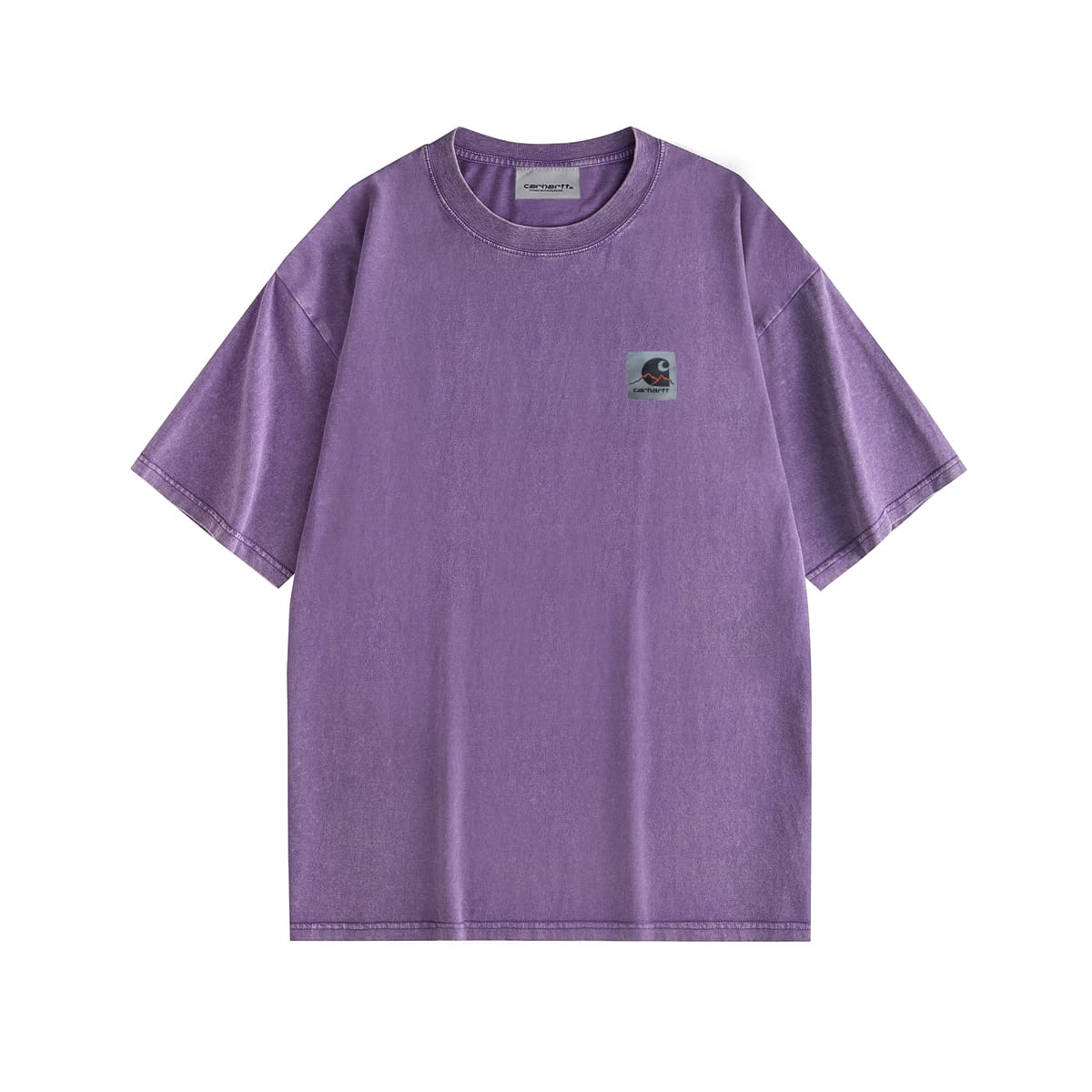Carhartt Letter Embroidered Crew Neck T-Shirt Casual Style