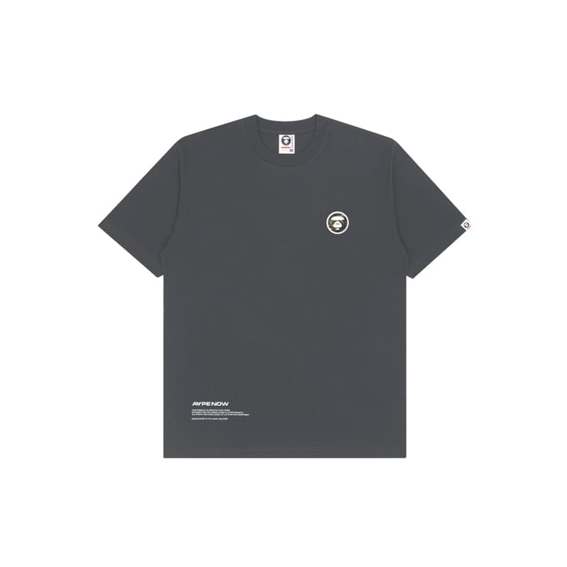 AAPE Camouflage Letter Print Loose Short Sleeve T-Shirt for Men and Women