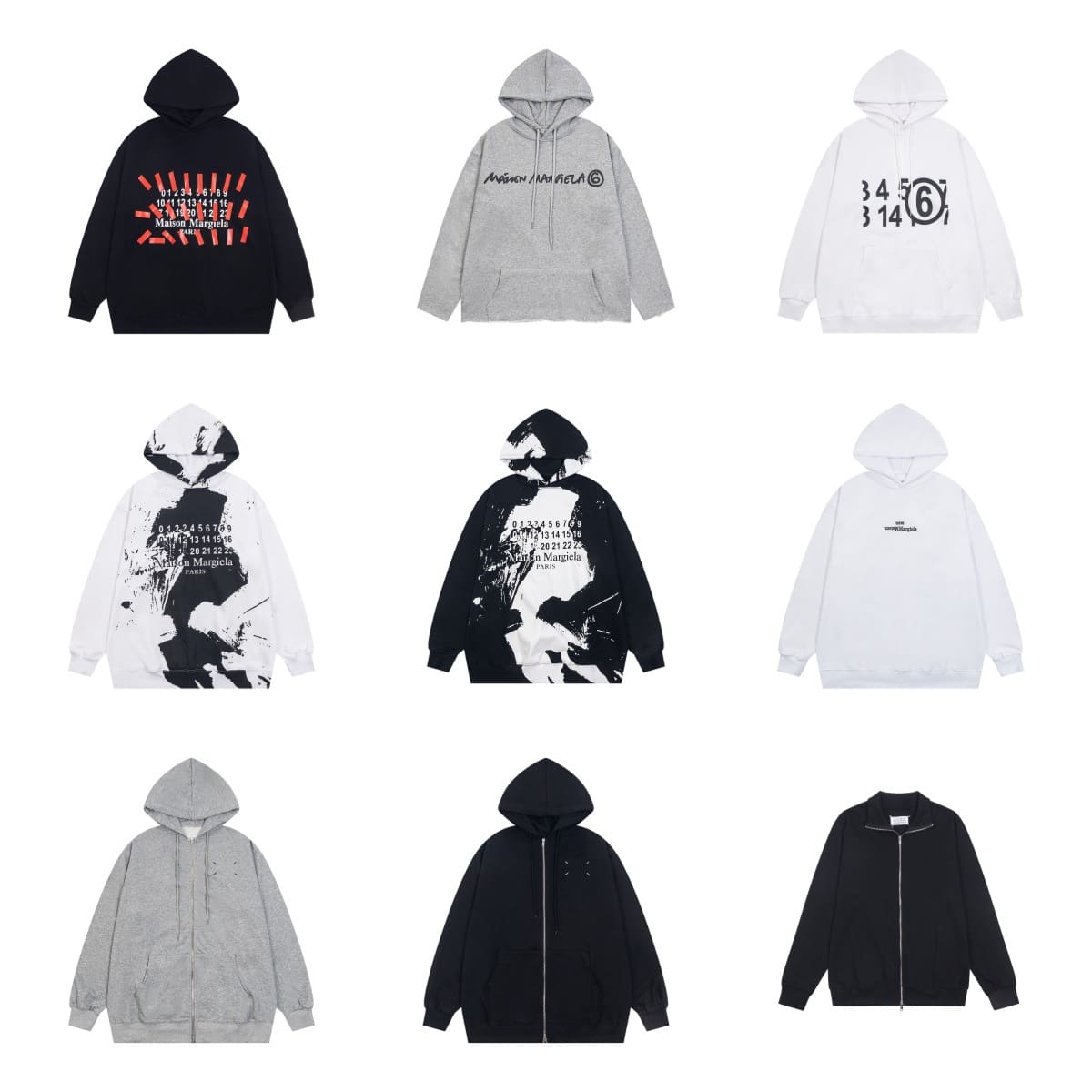 Maison Margiela MM6 Terry Hoodie Sweater for Men and Women