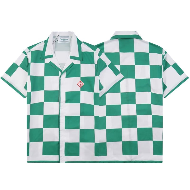 Casablanca Vacation Printed Shirt and Quick-Drying Shorts Summer Beach Set