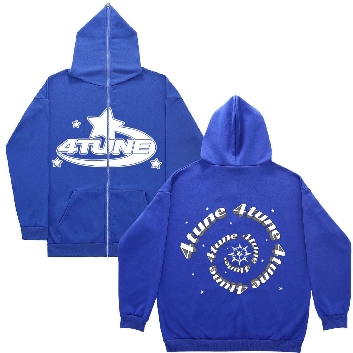 full F**e zipper hoodie men’s american retro y2k style