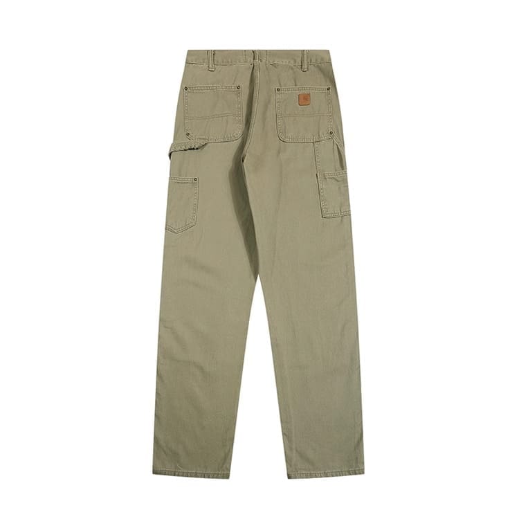 Carhartt Washed Canvas Overalls Straight Fit
