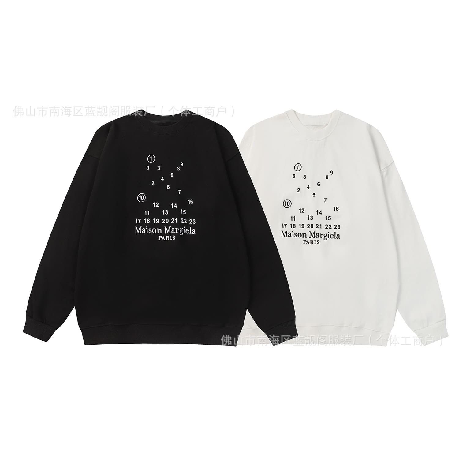 Maison Margiela MM6 Terry Round Neck Sweater for Men and Women