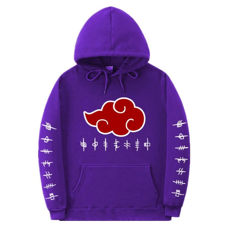 Naruto Sasuke Anime Printed Hooded Sweatshirt for Men and Women