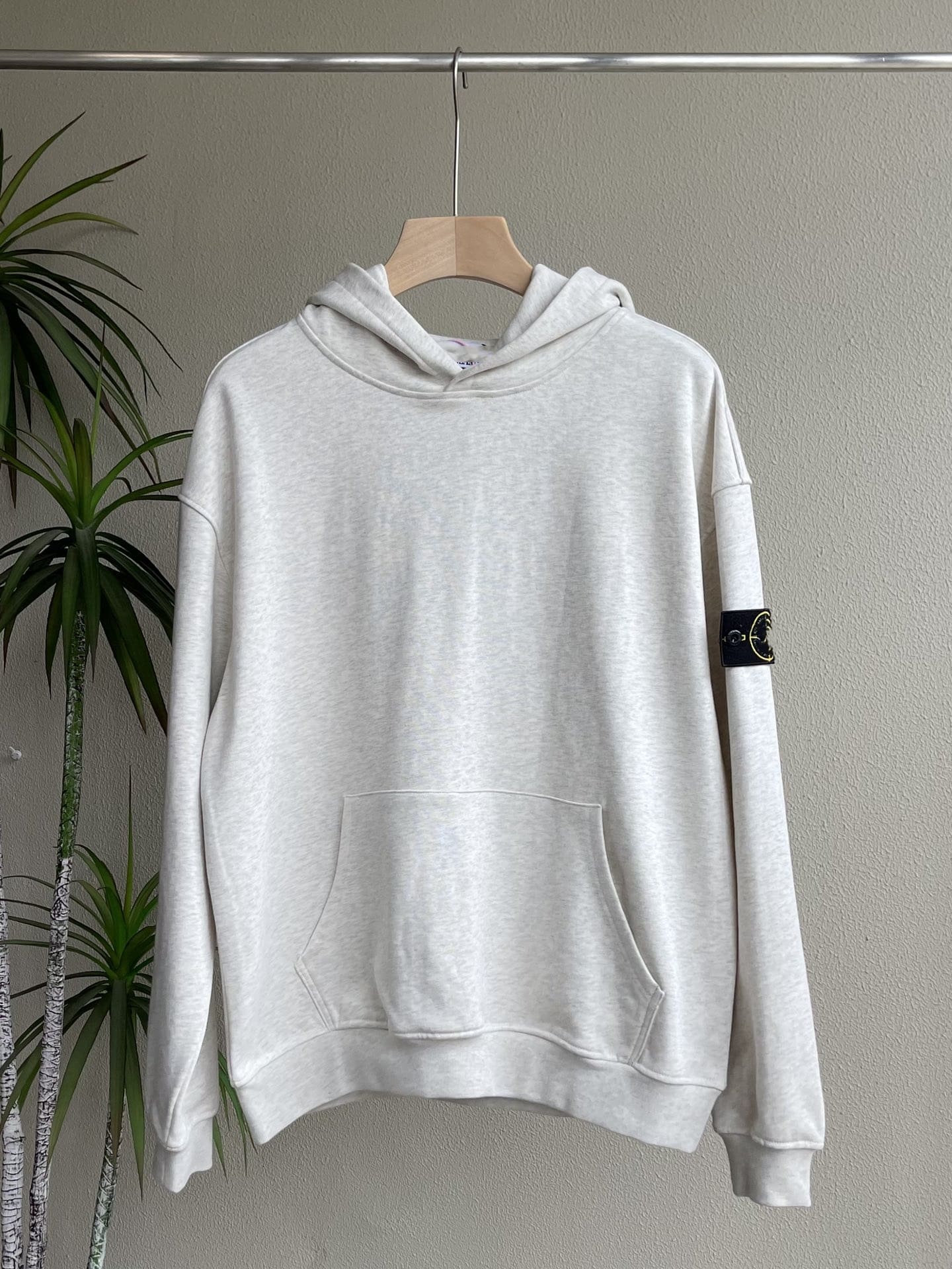 Stone Island Hooded Cuffband Terry Sweatshirt and Sweatpants Set