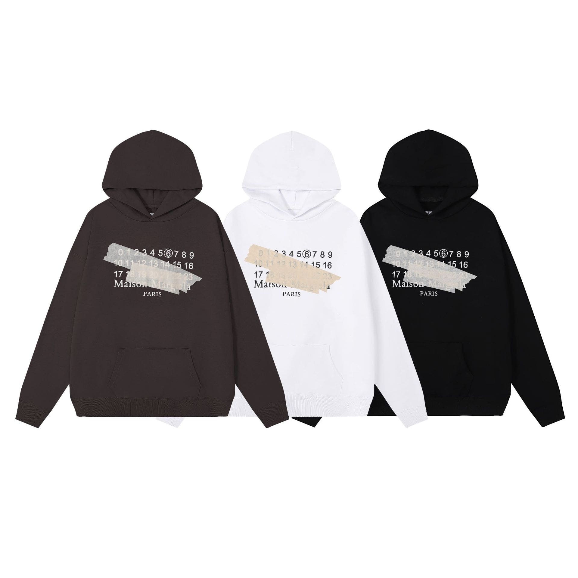 Maison Margiela MM6 Terry Hoodie Sweater for Men and Women A