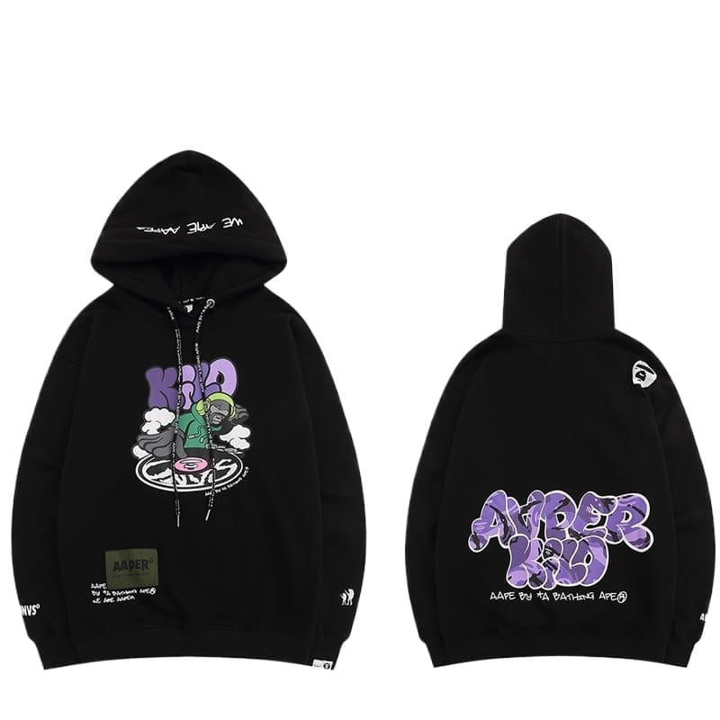 AAPE Ape Head Camouflage Hoodie for Men and Women