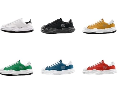 Maison Mihara Shell Toe Thick Sole Canvas Shoes