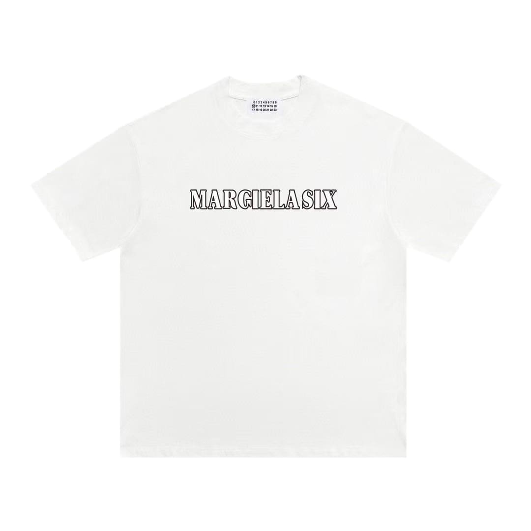 Maison Margiela MM6 Cotton Short Sleeve T-Shirt for Men and Women