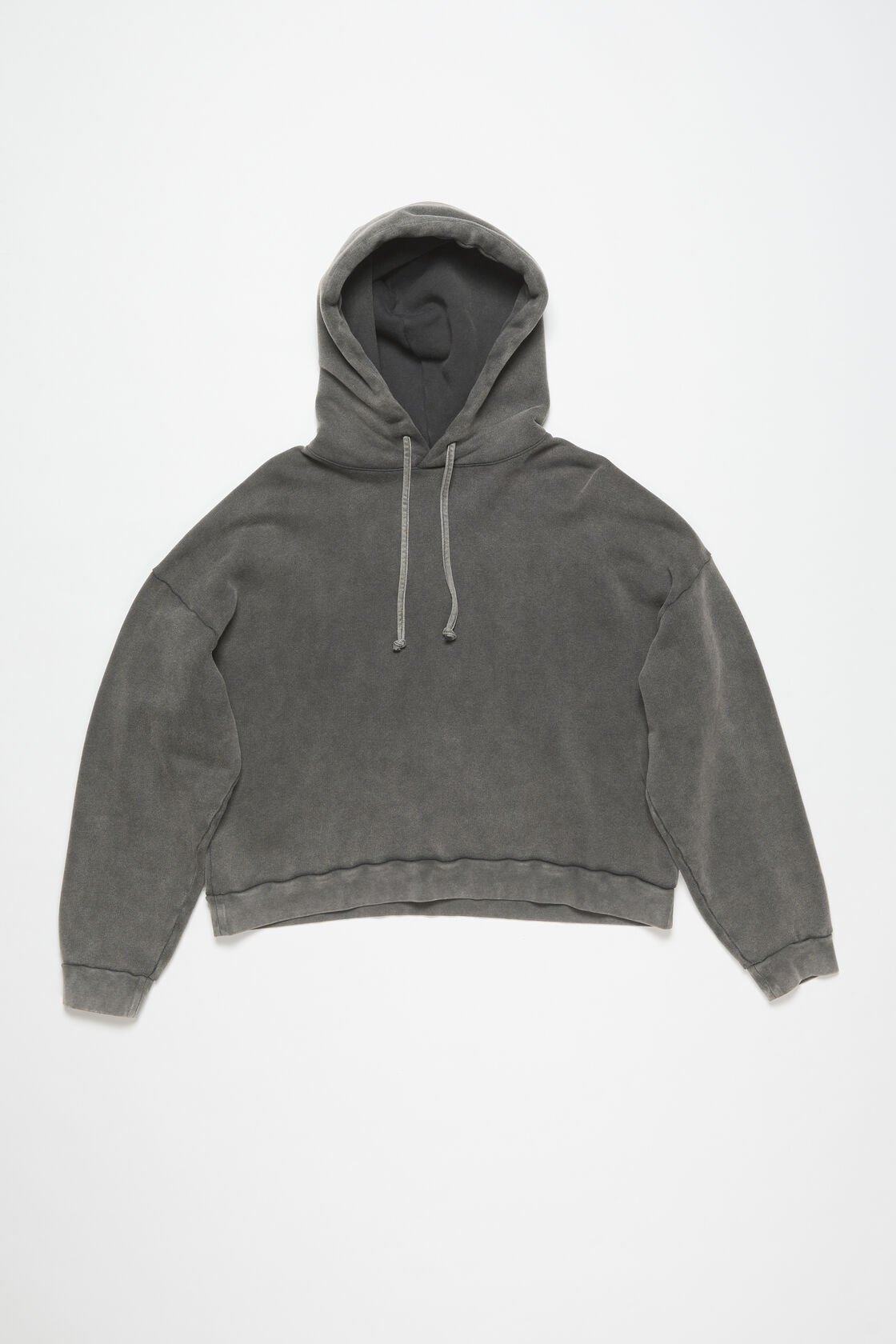 acne AC same style women’s American fashion brand loose distressed logo washed-out vintage hooded hoodie men’s ins